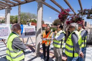 Diputación.-Roquetas y Diputación adecuan el Paseo de los Baños para unir el centro urbano y el paseo marítimo