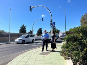 Ayuntamiento y Diputación mejoran la seguridad vial en los accesos a la barriada de Retamar