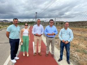 Diputación une Antas con la barriada de Aljáriz con un carril bici y peatonal
