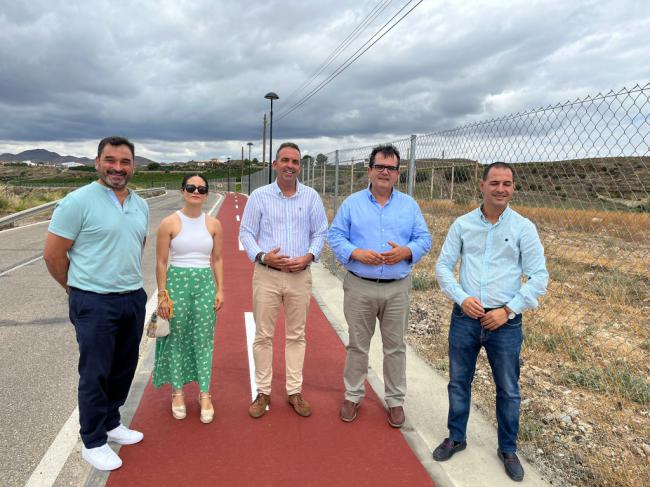 Diputación une Antas con la barriada de Aljáriz con un carril bici y peatonal