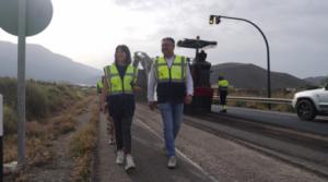 La Junta de Andalucía ejecuta obras de asfaltado en la A-358 a su paso por Berja