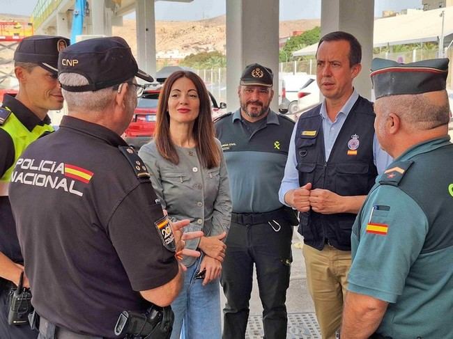 Seguridad reforzada en la Operación Paso del Estrecho en Almería