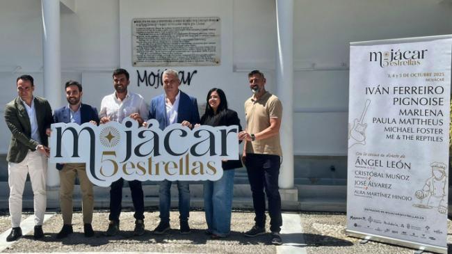 Mojácar 5 Estrellas confirma el maridaje de chefs de primer nivel con un cartel musical
