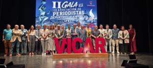 Vícar se convierte en corazón del deporte de la mano de la II Gala de la Asociación de Periodistas Deportivos de Almería