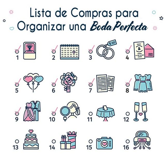 Lista de compras para organizar una boda perfecta Noticias de Almeria Lista de compras para organizar una boda perfecta Noticias de Almeria